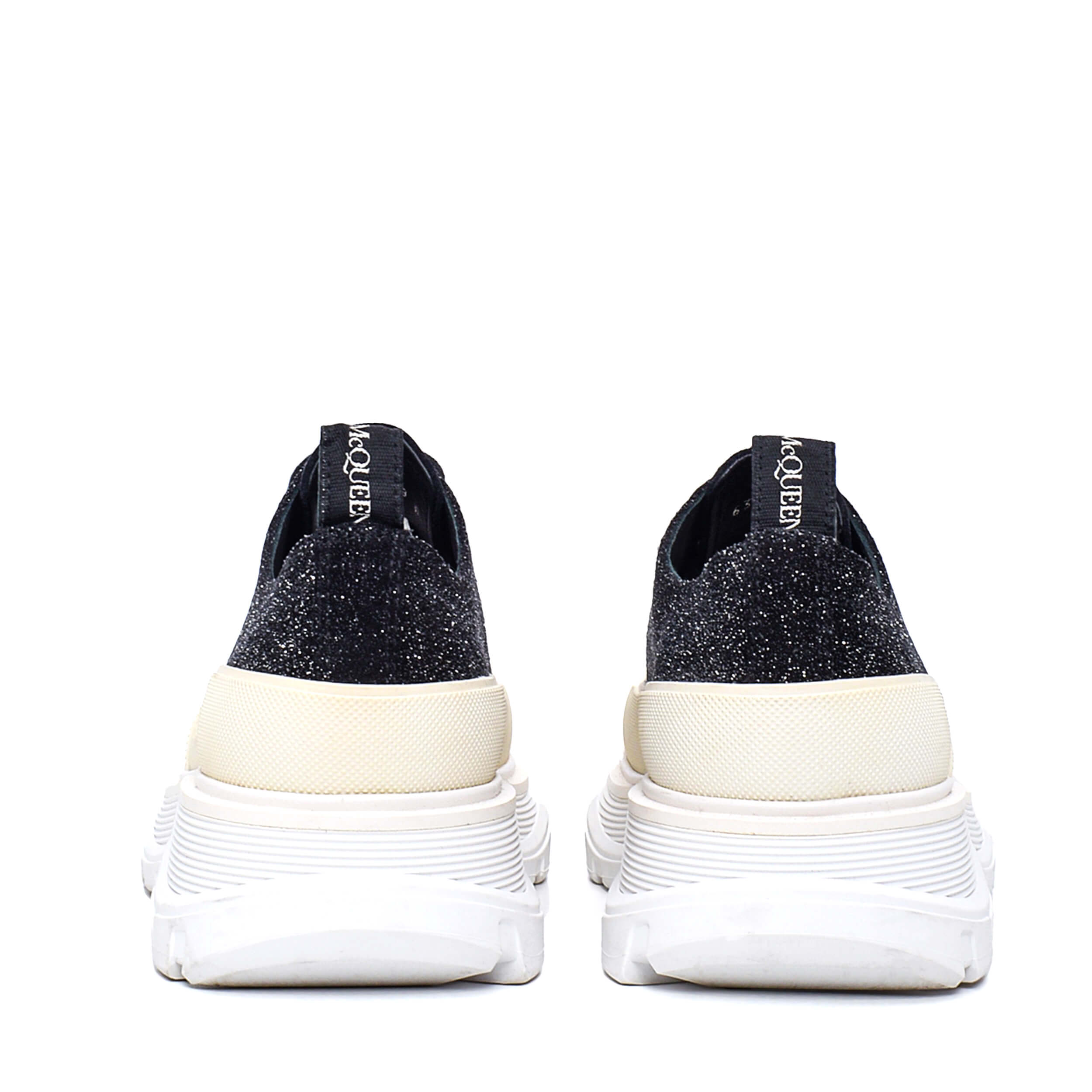 Alexander McQueen - Galaxy Black Tread Slick Sneakers / 38